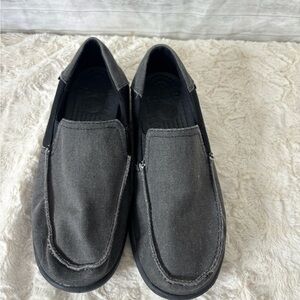 CROCS Men's Black Slip-On Loafers(A236)